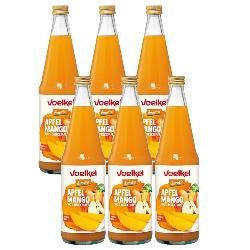 Produktfoto zu Kiste Apfel-Mangosaft 6*0,7l von Voelkel