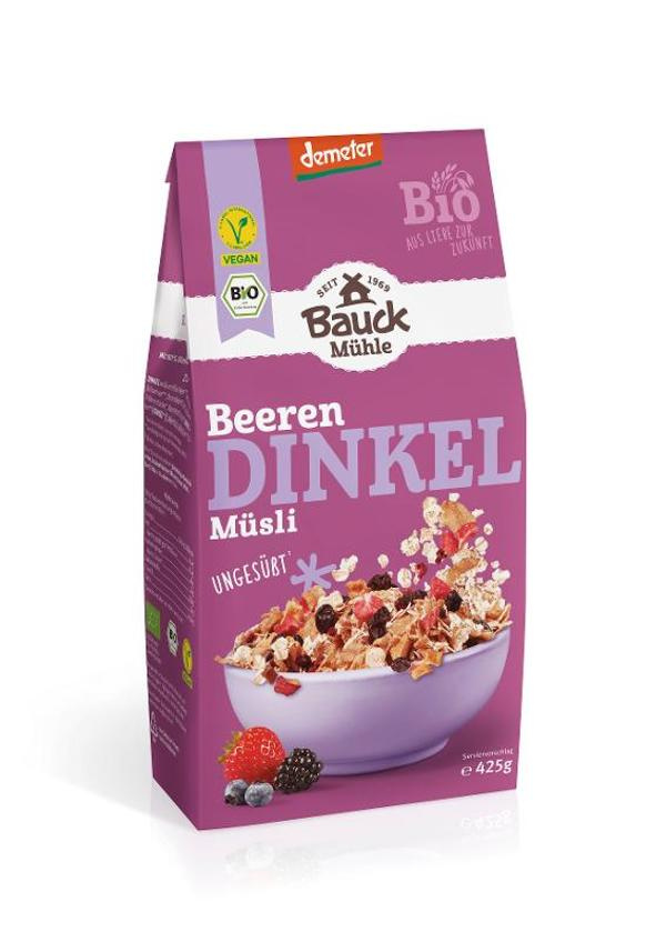 Produktfoto zu Kiste Dinkelmüsli Beerenzart 8*425g