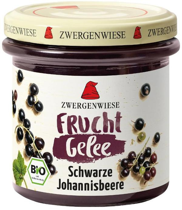 Produktfoto zu FruchtGelee schwarze Johannisbeere 160g