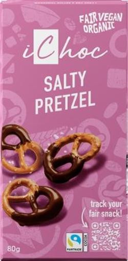 Produktfoto zu iChoc Salty Pretzel 80g