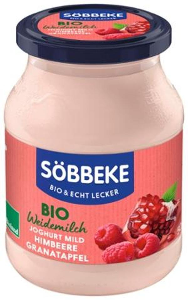 Produktfoto zu Joghurt Himbeere-Granatapfel