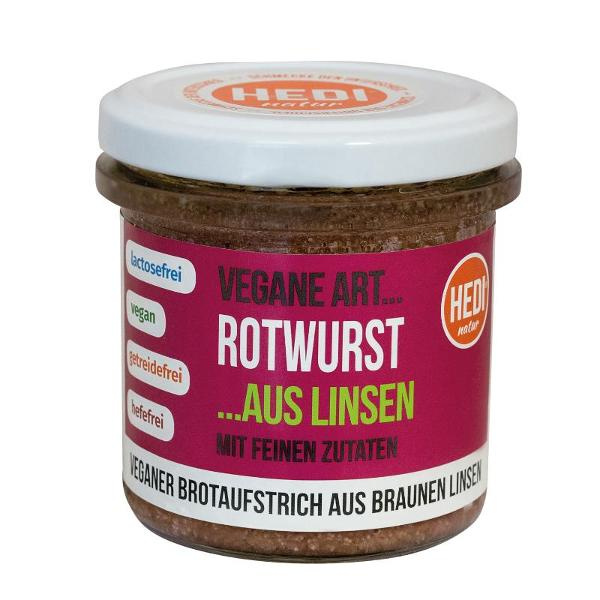 Produktfoto zu Rotwurst Aufstrich vegan 140g