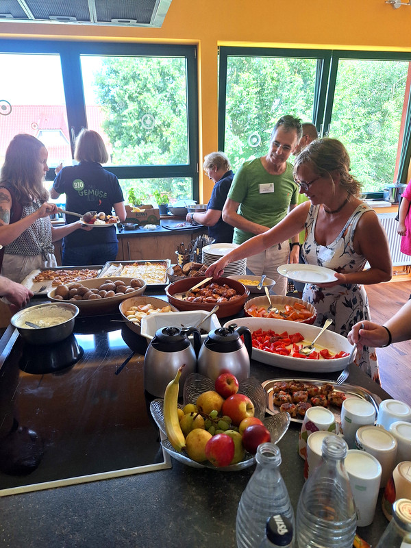 Mittagsbuffet beim Gemüsebao