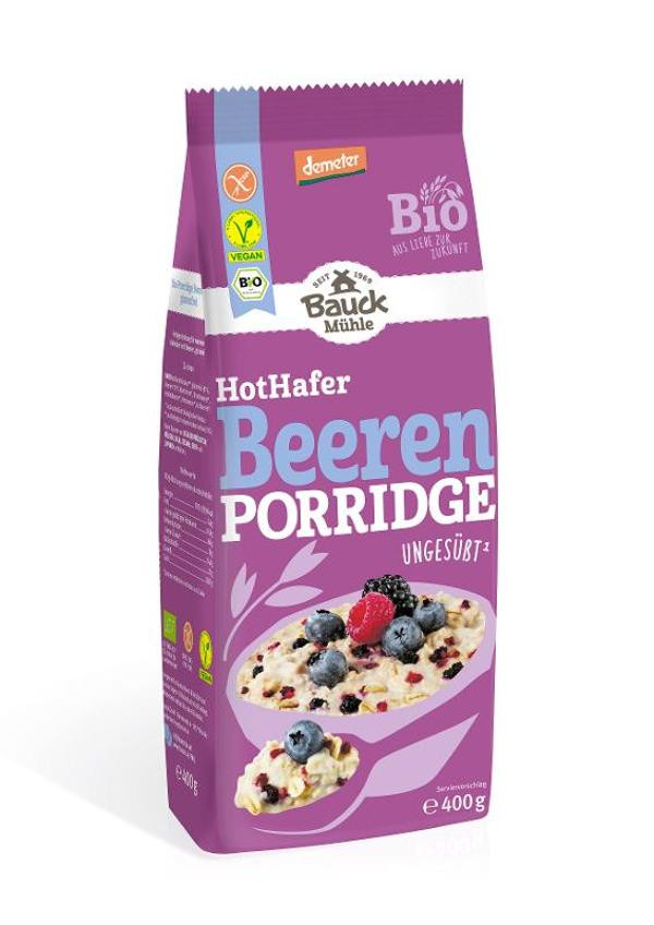 Produktfoto zu Frühstücksbrei Hot Hafer Beere 400g glutenfrei