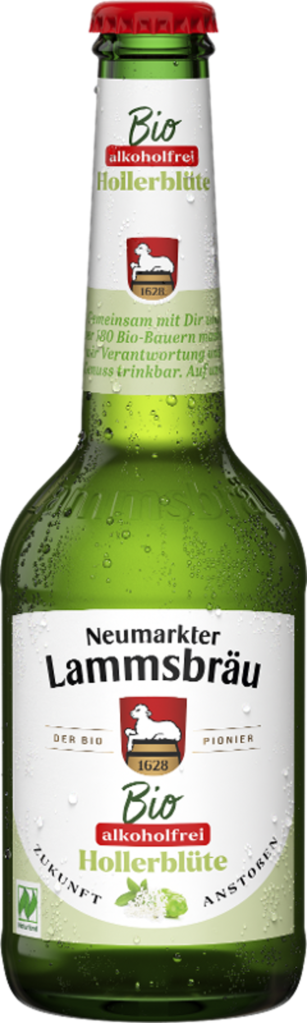 Produktfoto zu Lammsbräu alkoholfrei & Hollerblüte 0,33l