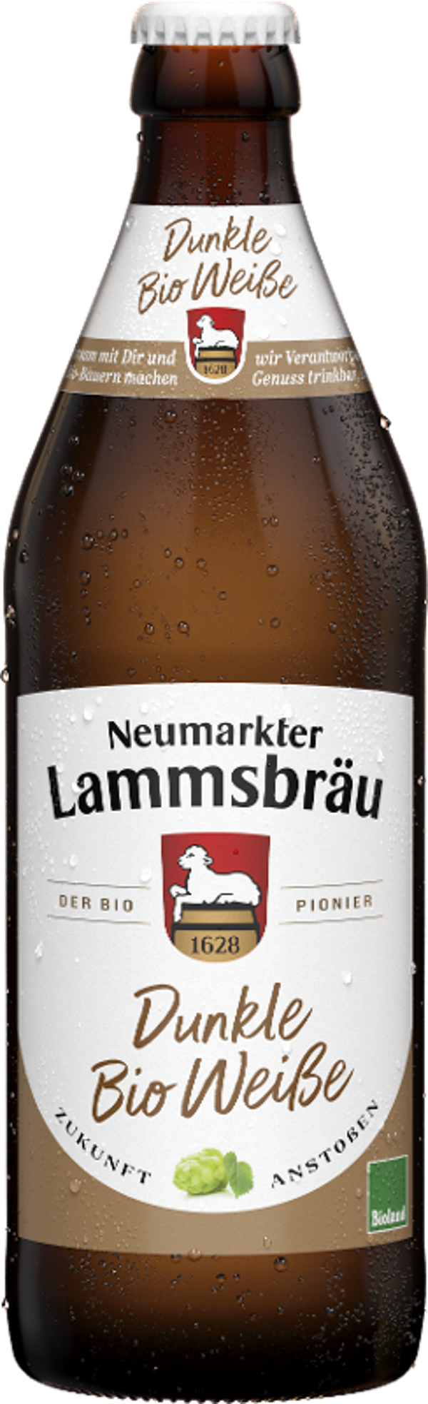 Produktfoto zu Kiste Lammsbräu Dunkle Weiße 10*0,5l