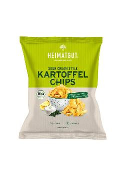 Produktfoto zu Kartoffel Chips Sour Cream Style 125g vegan