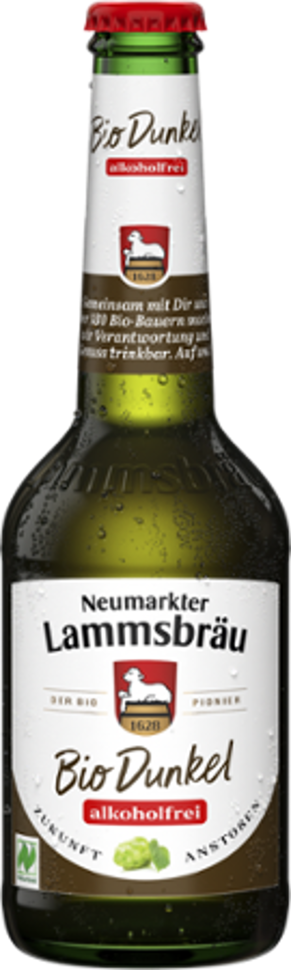 Produktfoto zu Kiste Lammsbräu Dunkel alkoholfrei 10*0,33l