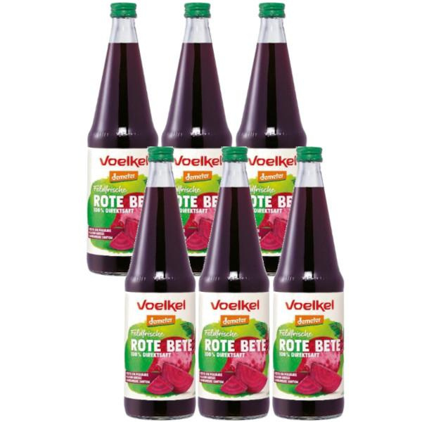 Produktfoto zu Kiste Rote Bete Saft 6*0,7l