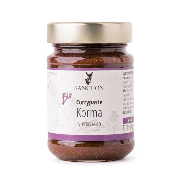 Produktfoto zu Currypaste Korma Kokosnusscurrypaste 190g