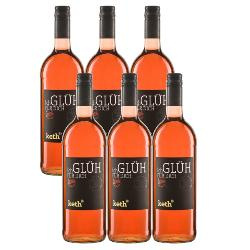 Produktfoto zu Kiste Winzerglühwein rosé Keth 6*1l