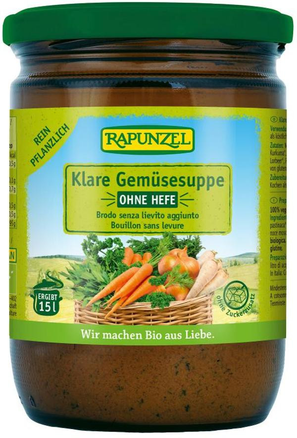 Produktfoto zu Klare Suppe ohne Hefe 300g im Glas