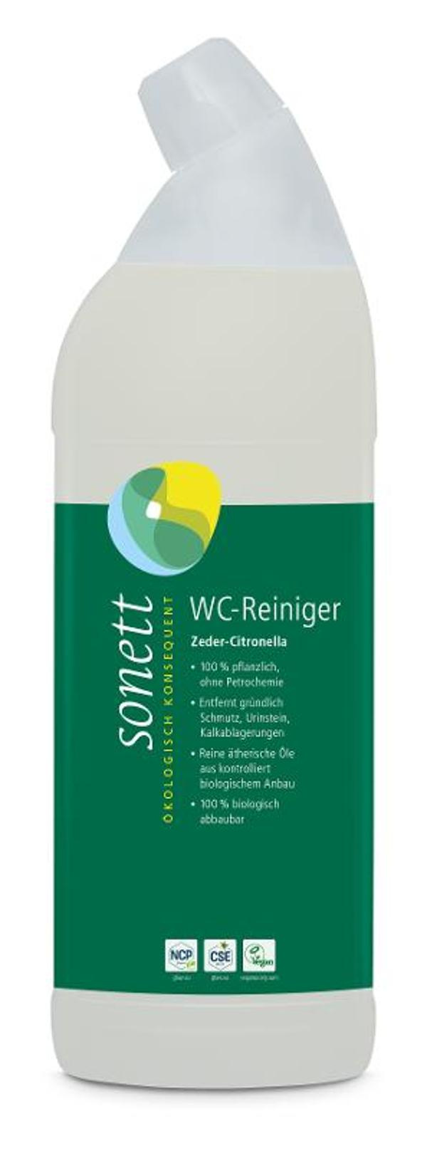 Produktfoto zu WC-Reiniger Zeder-Citronella 0,75l Sonett