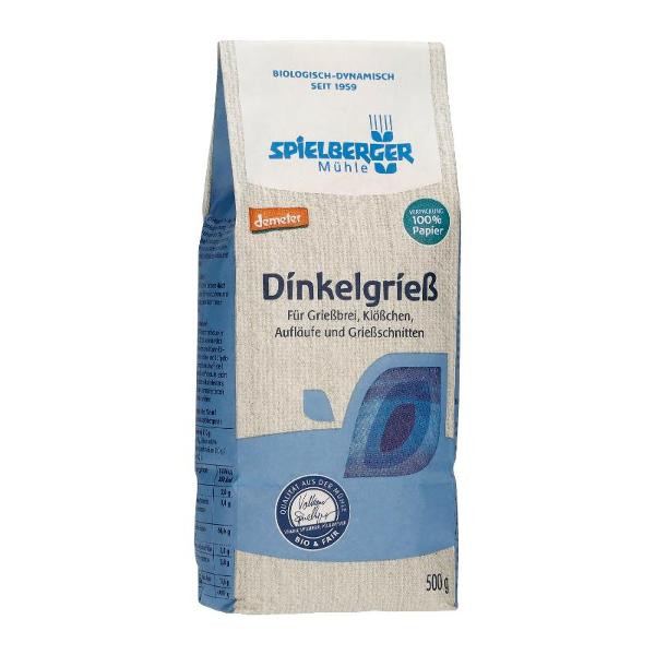 Produktfoto zu Dinkelgrieß Demeter 500g