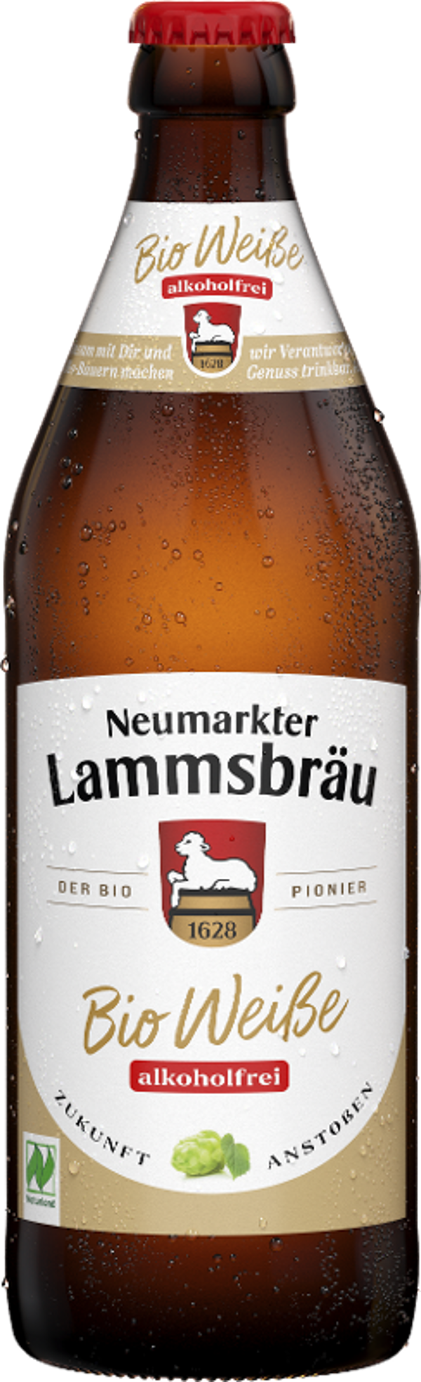 Produktfoto zu Kiste Lammsbräu Weiße alkohlfrei 10*0,5l