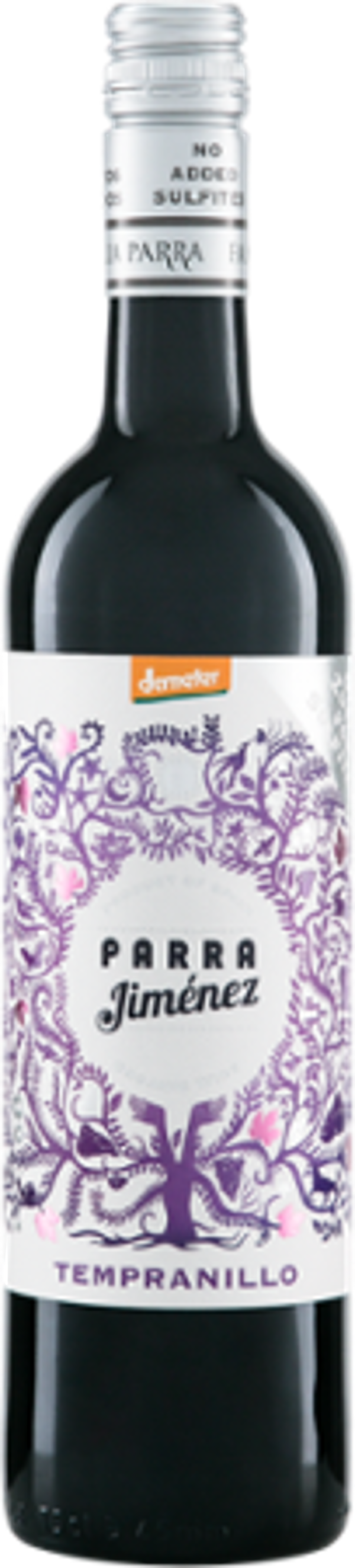 Produktfoto zu Tempranillo PARRA 0,75l