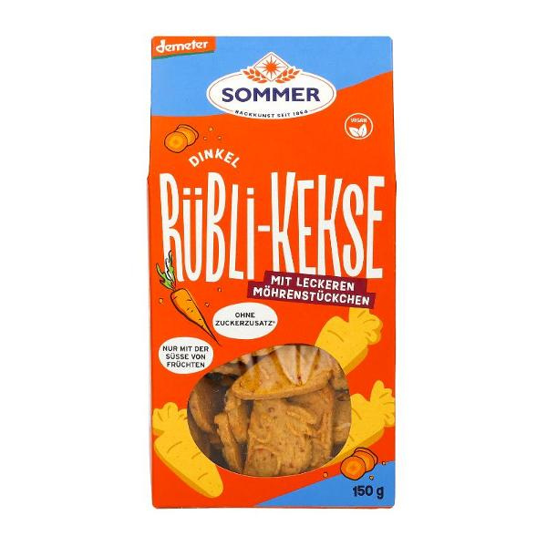 Produktfoto zu Dinkel Rübli Kekse 150g