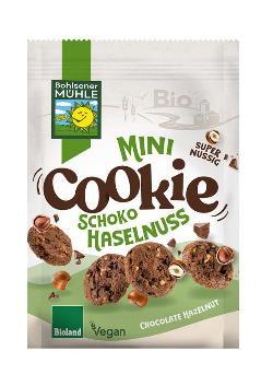 Produktfoto zu Mini Cookie Schoko Hasel. 125g