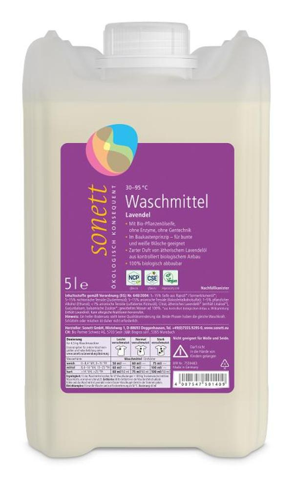 Produktfoto zu Waschmittel Lavendel (flüssig) 5l