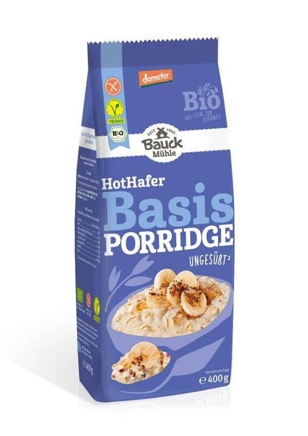 Produktfoto zu Frühstücksbrei Hot Hafer Basis natur 400g glutenfrei