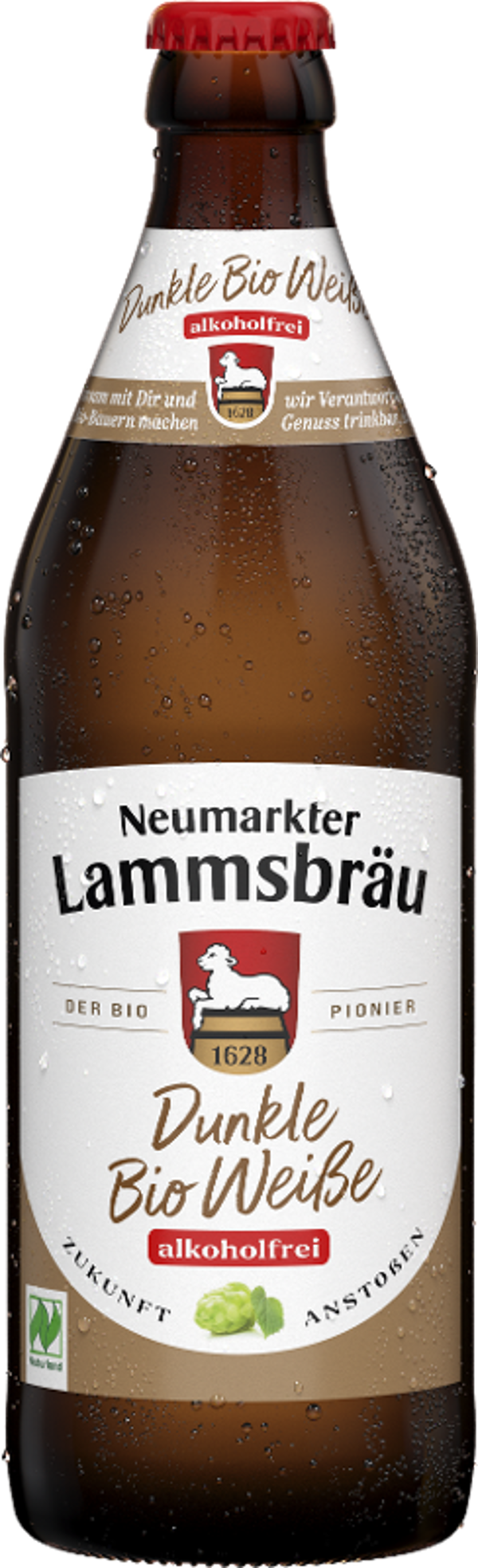 Produktfoto zu Kiste Lammsbräu Dunkle Weisse alkoholfrei 10*0,5l