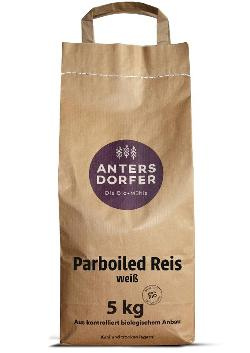 Produktfoto zu Parboiled Reis weiß 5kg-Sack