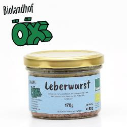 Produktfoto zu Grobe Leberwurst im Glas 170g