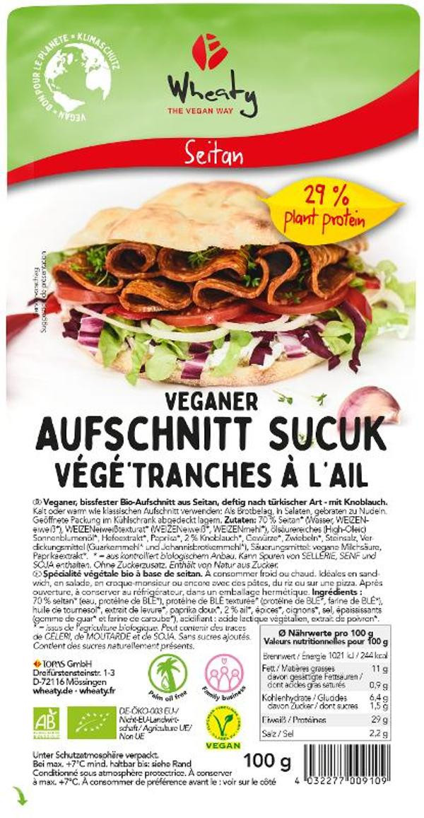 Produktfoto zu Sucuk Aufschnitt vegan