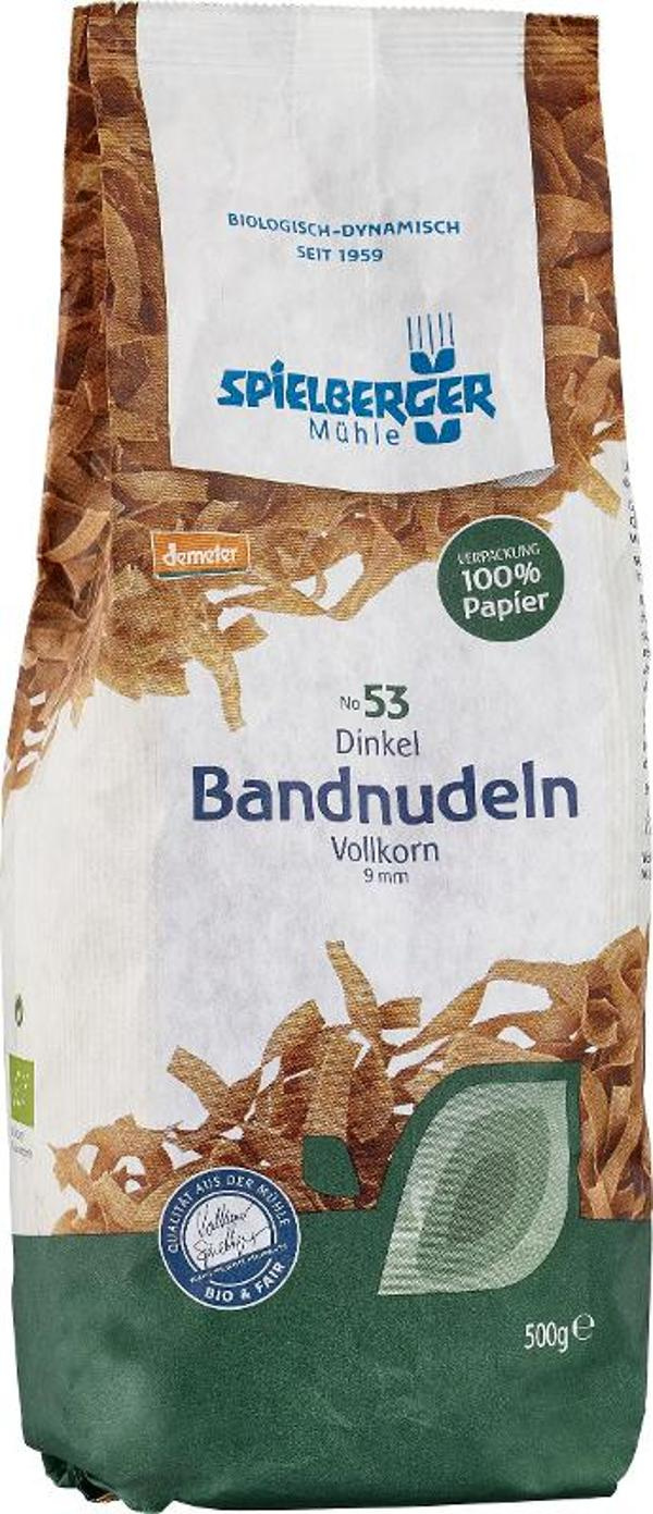 Produktfoto zu Dinkel-Vollkorn Bandnudeln 500g