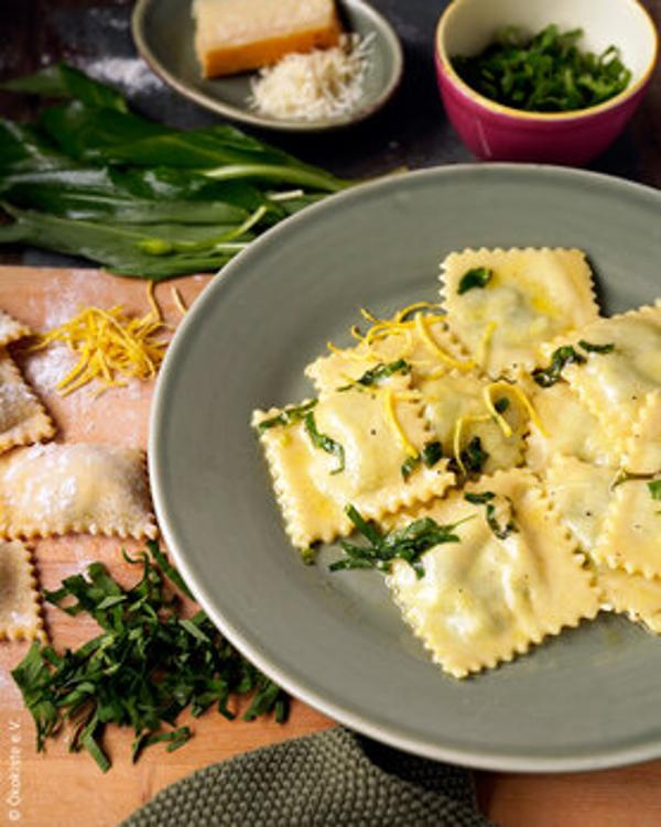 Produktfoto zu Bärlauch Ravioli