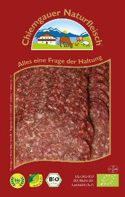 Produktfoto zu Rindersalami geschnitten