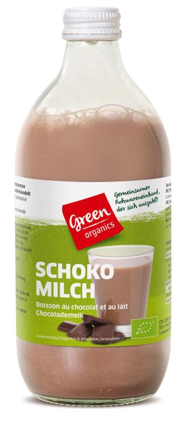 Produktfoto zu Schokomilch haltbar 0,5l Einweg-Glasflasche