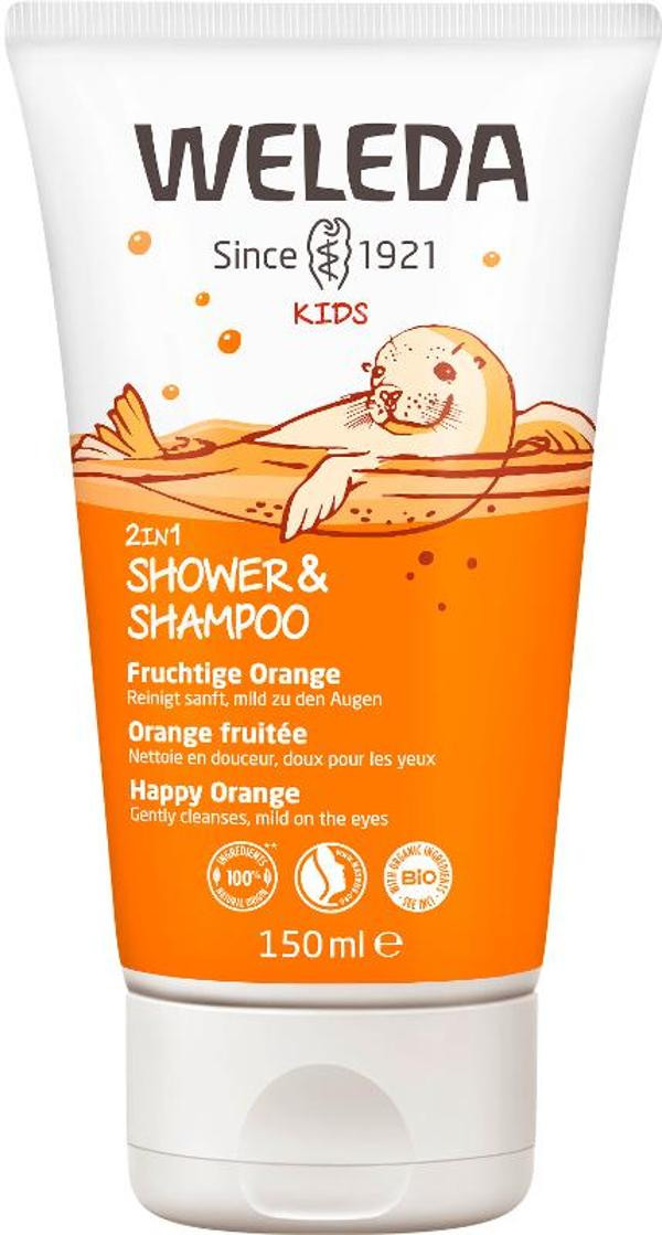 Produktfoto zu Kids Shower & Shampoo Orange 2in1 150ml