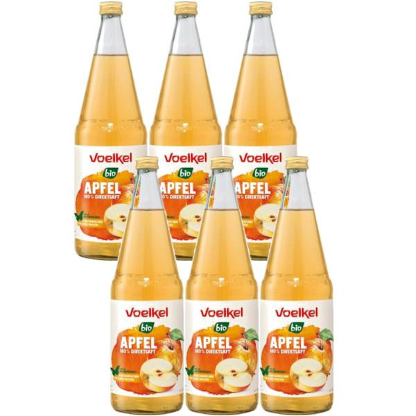 Produktfoto zu Kiste Apfelsaft klar 6*1l