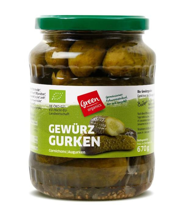 Produktfoto zu Gewürzgurken 670g im Glas