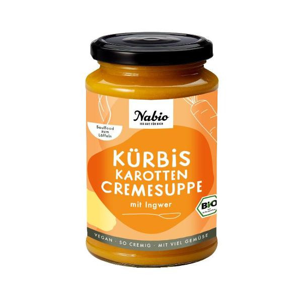 Produktfoto zu Kürbis Karotten Cremesuppe 375ml