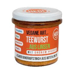 Produktfoto zu Teewurst Aufstrich mit grünem Pfeffer vegan 140g