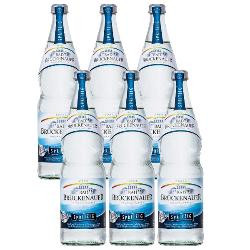 Produktfoto zu Kiste Mineralwasser spritzig 6*0,7l Bad Brückenauer