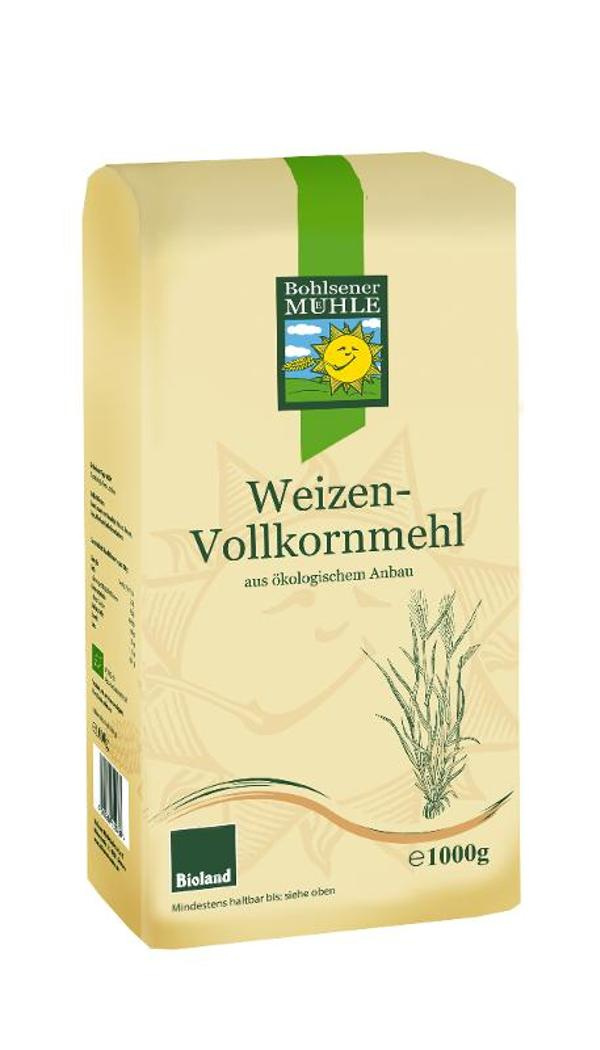 Produktfoto zu Weizenmehl Vollkorn 1kg