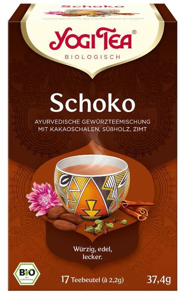 Produktfoto zu Yogi Tee Schoko 17 Teebeutel