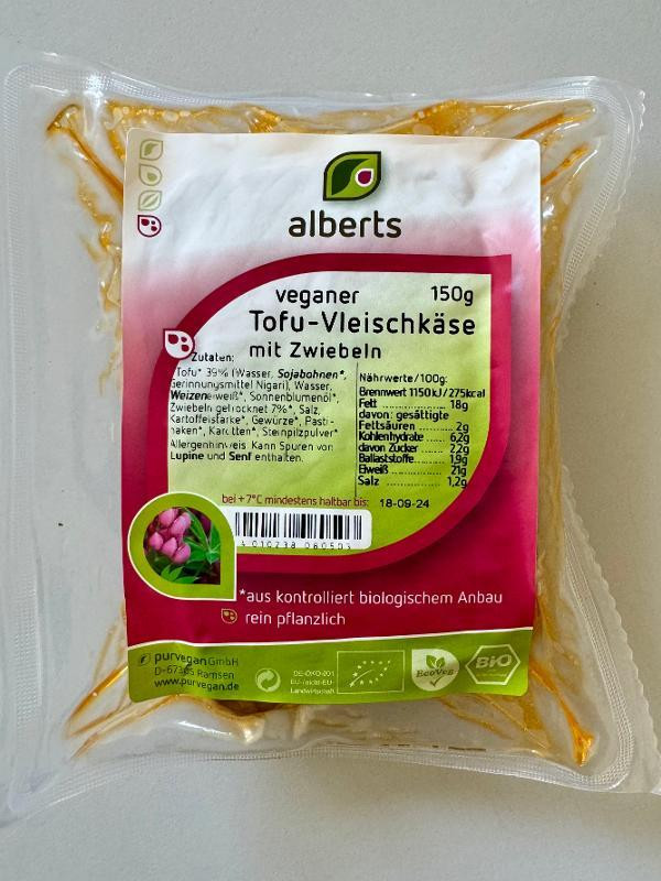 Produktfoto zu Vleischkäse mit Zwiebeln