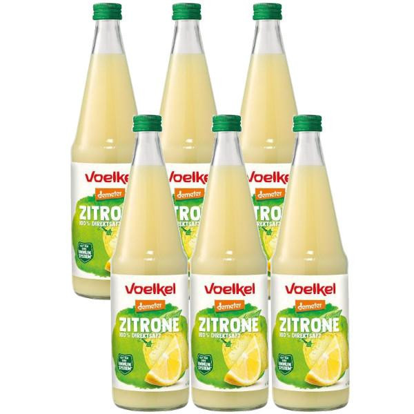 Produktfoto zu Kiste Zitronensaft 6*0,7l