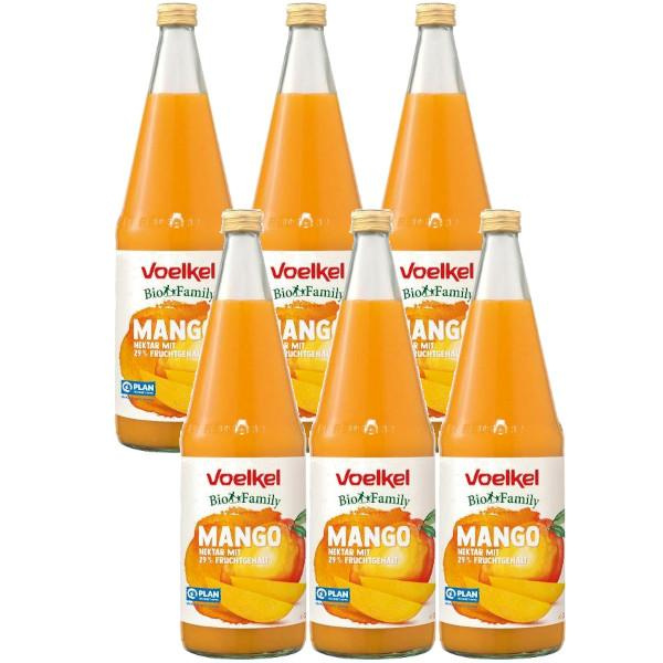 Produktfoto zu Kiste Family Mango-Saft 6*1l