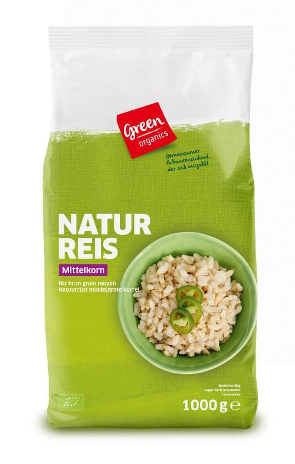 Produktfoto zu Natur Reis Mittelkorn 1kg